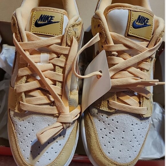 Nike Dunk Low Celestial Gold Suede (Women's) (Size 8.5W) new in box - Picture 2 of 3